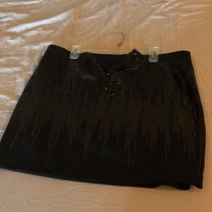 Express sequin mini skirt